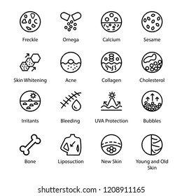 Skin Problem Vector icons