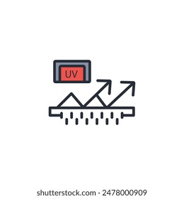 skin protect icon. vector.Editable stroke.linear style sign for use web design,logo.Symbol illustration.