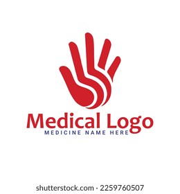 Skin protection logo in vector