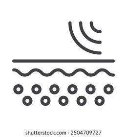 skin protection shine sun outline vector design illustration