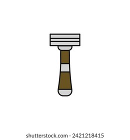 skin razor vector type icon