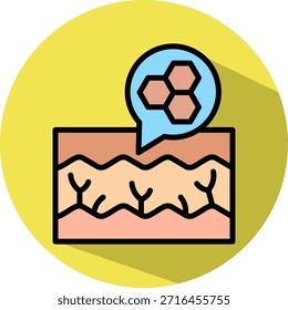 Skin Renewal Icon isometric Vector Illustration