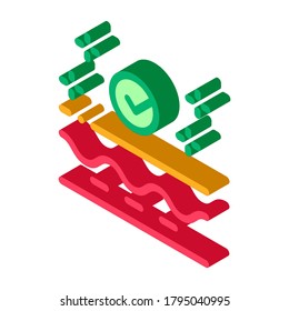 skin restoration icon vector. isometric skin restoration sign. color isolated symbol illustration