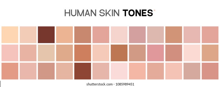 Rgb Skin Tone Chart