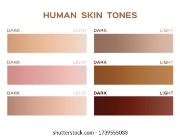 gradient skin / tone