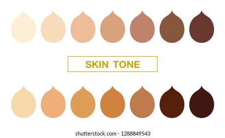 skin tone, vector icon