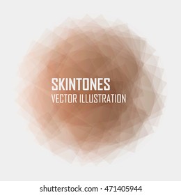 Skin tones. Background. Vector Illustration.