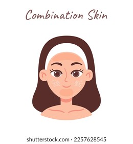 Skin type. Oily, dry, sensitive, and combination