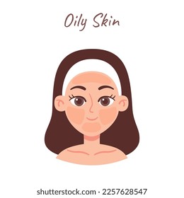 Skin type. Oily, dry, sensitive, and combination