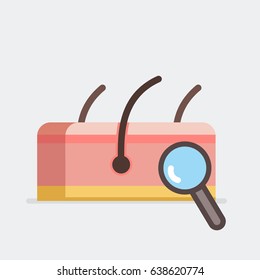Skin vector illustration