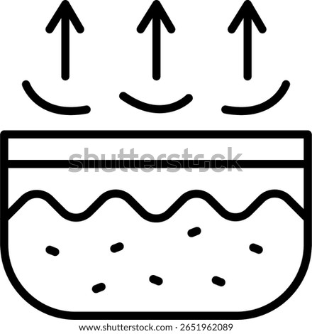Skin Vector Line Icon Design
