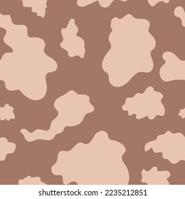 Skin with vitiligo texture, seamless pattern vector