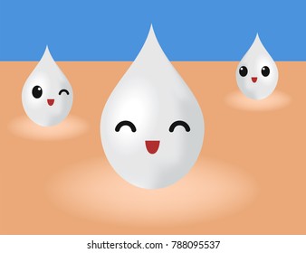 skin whitening and collagen icon vector