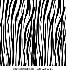 Skin wild animal zebra decorative seamless pattern