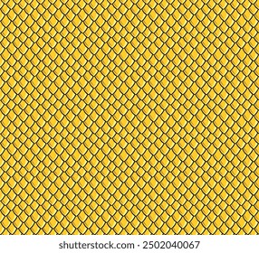 Skin Yellow Snake Fish Dragon Pattern Fabrics