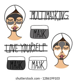 Skincare Face Multimasking 