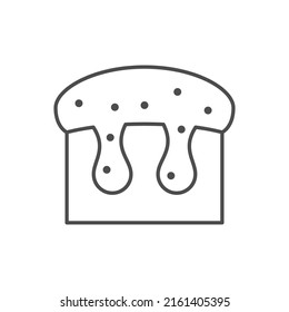 Skincare gel line outline icon