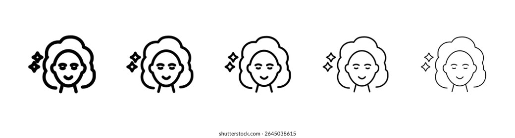 Skincare icon filled flat sign concept for web design.