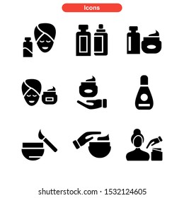 skincare icon isolated sign symbol vector illustration - Collection of high quality black style vector icons
