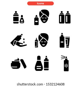 skincare icon isolated sign symbol vector illustration - Collection of high quality black style vector icons
