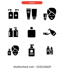 skincare icon isolated sign symbol vector illustration - Collection of high quality black style vector icons
