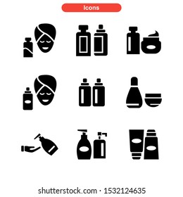 skincare icon isolated sign symbol vector illustration - Collection of high quality black style vector icons
