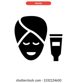 skincare icon isolated sign symbol vector illustration - high quality black style vector icons
