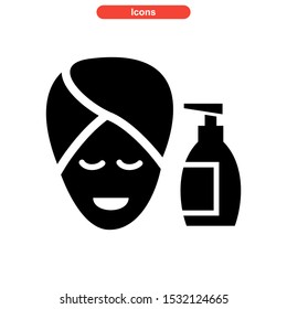 skincare icon isolated sign symbol vector illustration - high quality black style vector icons
