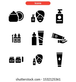 skincare icon isolated sign symbol vector illustration - Collection of high quality black style vector icons
