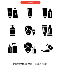 skincare icon isolated sign symbol vector illustration - Collection of high quality black style vector icons
