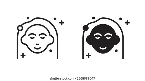 Skincare icon set vector graphics designs