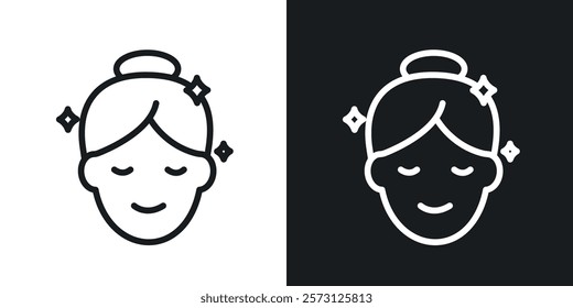 Skincare icons set vectors on white background.