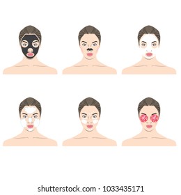 skincare mask clean