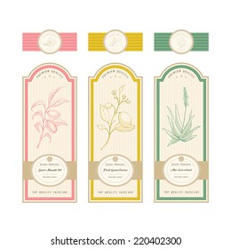 Skincare product label