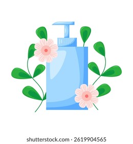 Produtos de cuidados da pele cosméticos orgânicos, produtos de beleza.