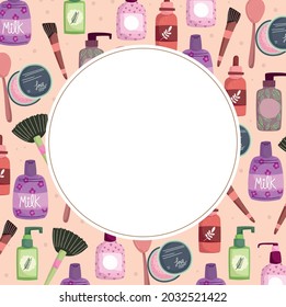 skincare and self care products label