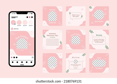 Skincare Social Media Post Template