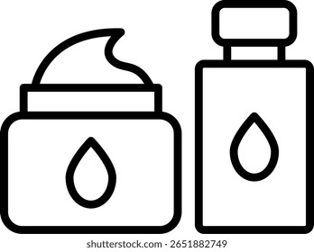 Skincare Vetor Line Icon Design