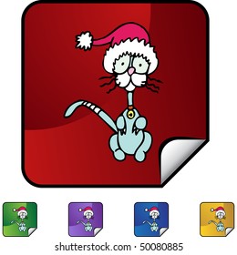 Skinny Christmas Cat