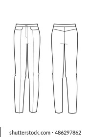 Skinny Pants Sketch