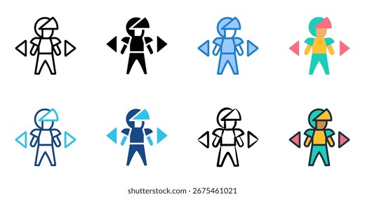 Skins icon set multiple style collection 
