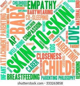 Skin-To-Skin word cloud on a white background. 