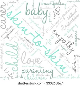Skin-To-Skin word cloud on a white background. 