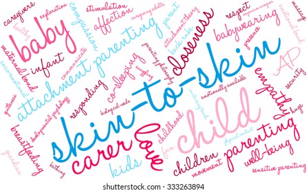 Skin-To-Skin word cloud on a white background. 