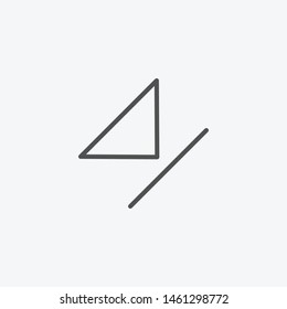 Skip arrow icon isolated on light background. Multimedia symbol modern, simple, vector, icon for website design, mobile app, ui. Vector Illustration