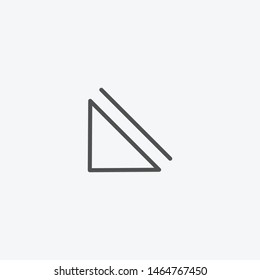 Skip arrow icon isolated on light background. Multimedia symbol modern, simple, vector, icon for website design, mobile app, ui. Vector Illustration
