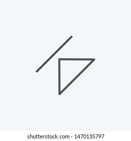 Skip arrow icon isolated on light background. Multimedia symbol modern, simple, vector, icon for website design, mobile app, ui. Vector Illustration