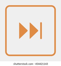 Skip Forward media control icon button.