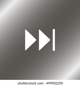 Skip Forward media control icon button.