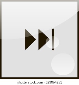 Skip Forward media control icon button.